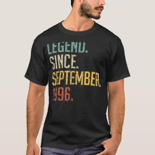 Camiseta Legenda De 26 Anos Desde Setembro De 1996 26º Bir