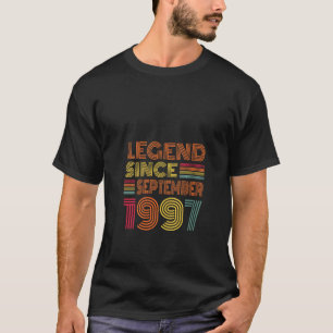 Camiseta Legenda de 26 anos desde setembro de 1997 26.o Nas