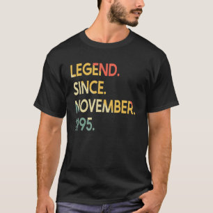 Camiseta Legenda de 27 anos desde novembro de 1995 27º Nasc
