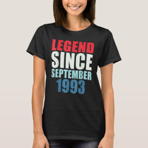 Camiseta Legenda De 29 Anos Desde Setembro De 1993 29º Bir
