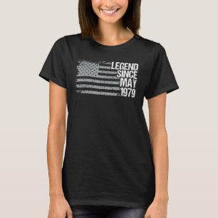 Camiseta Legenda De 43 Anos Desde Maio De 1979