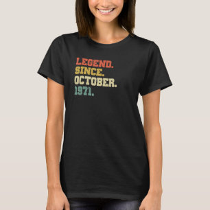 Camiseta Legenda De 51 Anos Desde Outubro De 1971 51ruas
