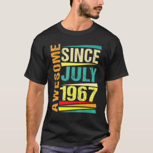 Camiseta Legenda De 55 Anos Desde Julho De 1967 55º Anivers