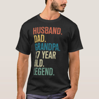 Camiseta Legenda de 87 Anos de Idade Marido Pai Avô Anivers
