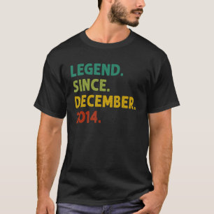 Camiseta Legenda de 8 anos desde dezembro de 2014 8º aniver
