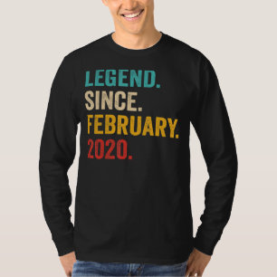 Camiseta Legenda de aniversário de 3 anos do presente desde