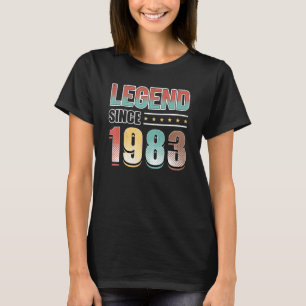Camiseta Legenda De aniversário de 40 anos 40 Anos Desde 19