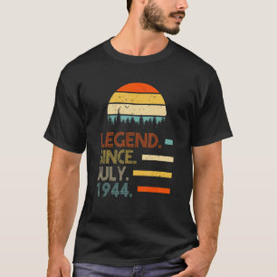 Camiseta Legenda De Aniversário De 78 Anos Desde Julho De 1