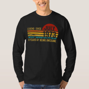 Camiseta Legenda De Aniversário Retroativa De 49 Anos Desde