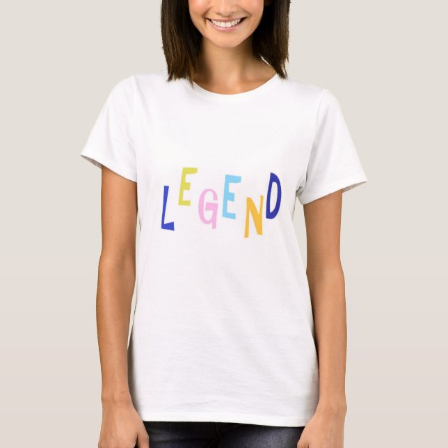 Camiseta legenda de arte (Frente)