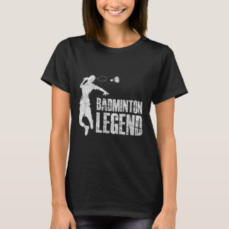 Camiseta Legenda de Badminton _ Shuttle Racket _ Toque de B