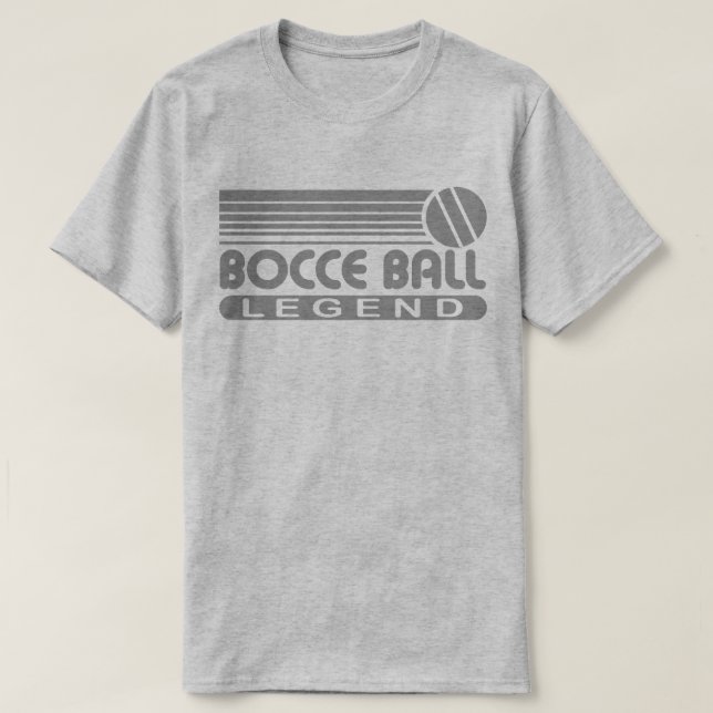 Camiseta Legenda de Bocce Ball (Frente do Design)