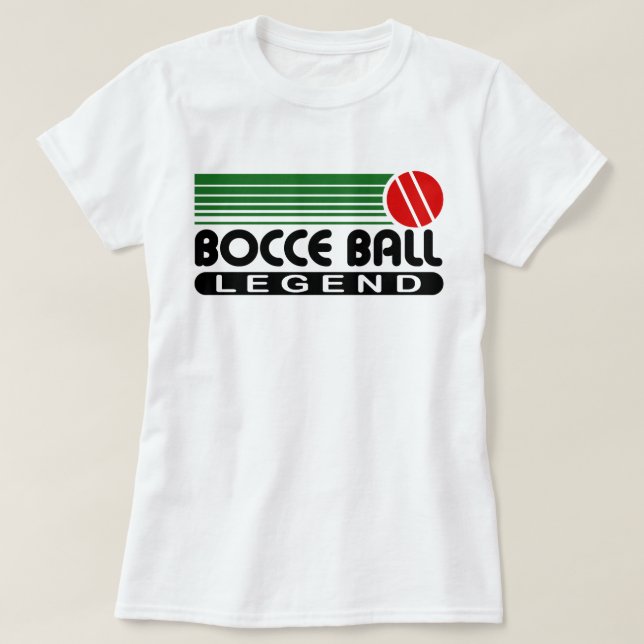 Camiseta Legenda de Bocce Ball (Frente do Design)
