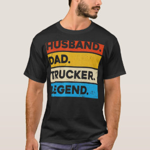 Camiseta Legenda de caminhoneiro de Pai de marido