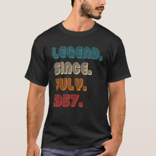 Camiseta Legenda De Cor Retroativa Desde Julho De 1957
