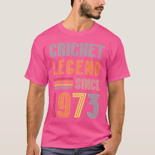 Camiseta Legenda De Críquete 1973 52 Anos Esporte 52º Anive