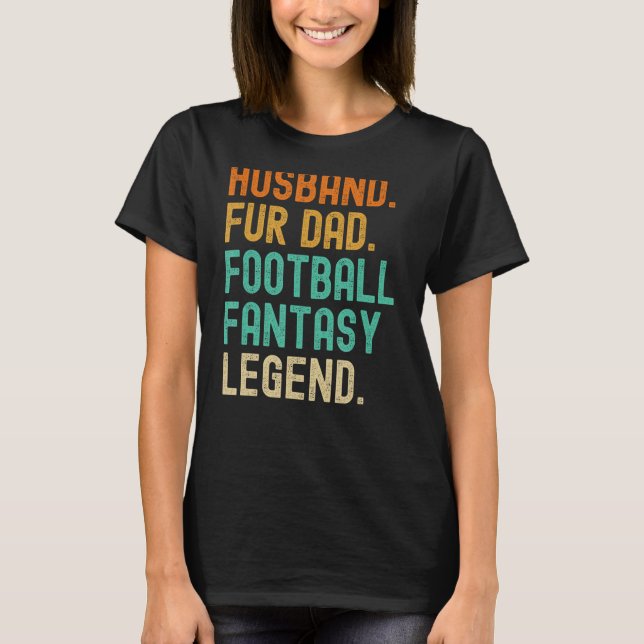 Camiseta Legenda de futebol do Pai de Peles de Marido (Frente)