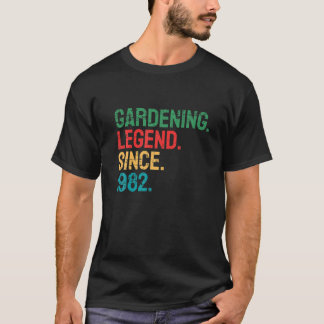 Camiseta Legenda De Jardinagem Do Jardineiro Rebelde Desde