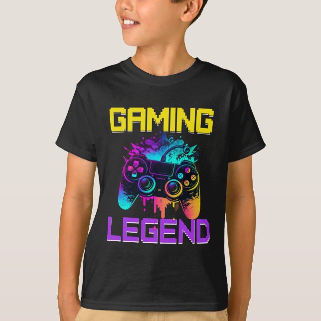 Camiseta Legenda de jogos (Frente)