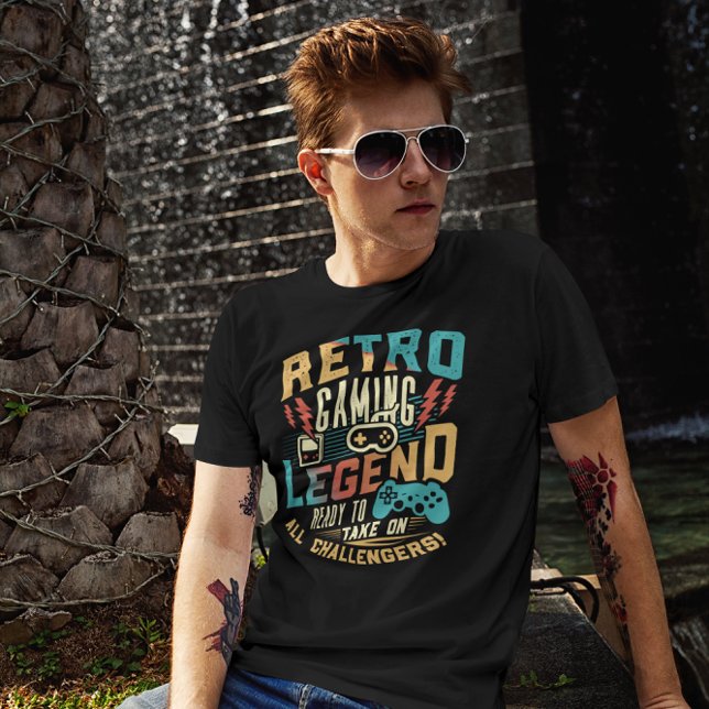 Camiseta Legenda de jogos retrorreflectora - Jogo de vídeo (Criador carregado)