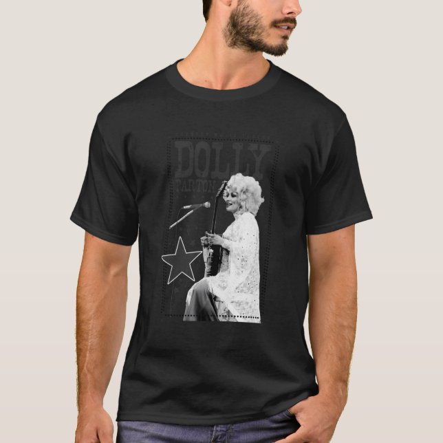 Camiseta Legenda de Música Country Dolly Pon (Frente)