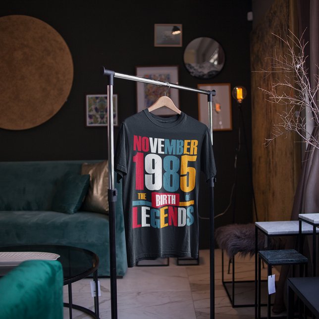 Camiseta Legenda de novembro (Criador carregado)