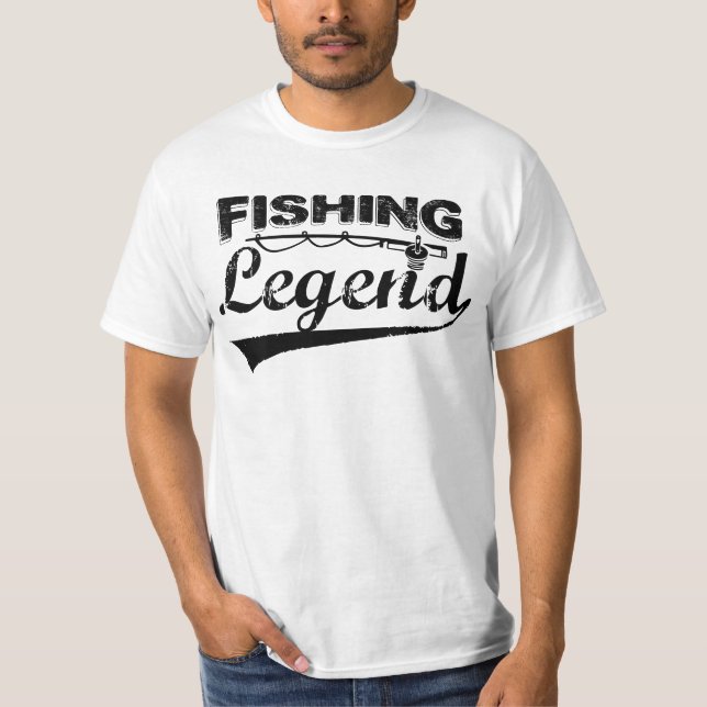 Camiseta Legenda de pesca (Frente)