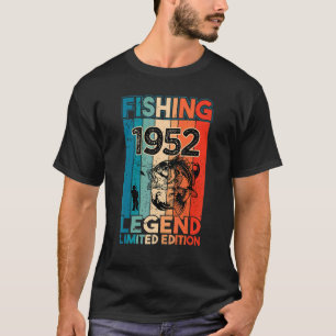 Camiseta Legenda De Pesca De Pesca De Peixes Vintage Bass 1