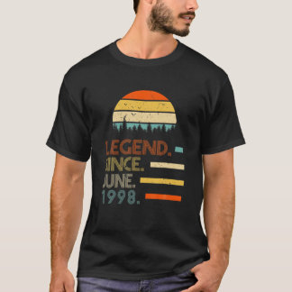 Camiseta Legenda De Presente De Aniversário De 23 Anos Desd