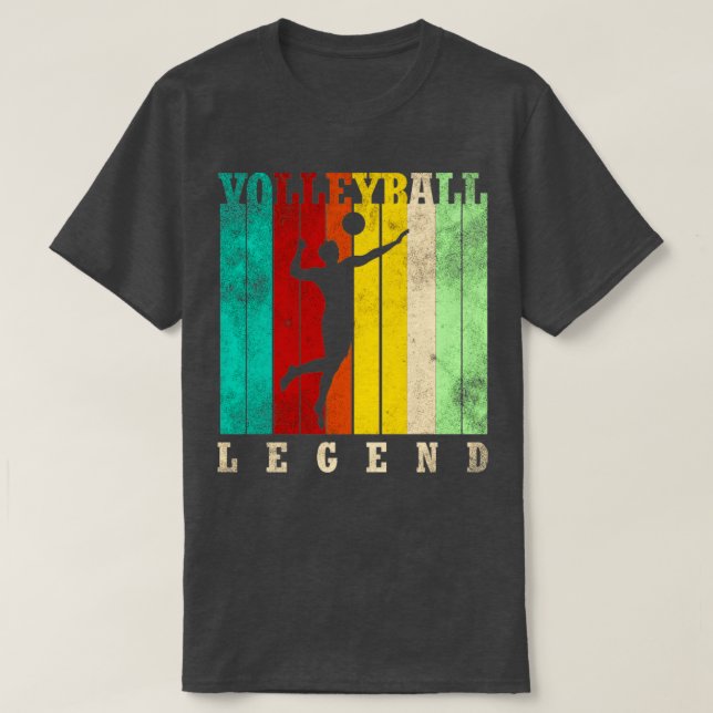 Camiseta Legenda de voleibol (Frente do Design)