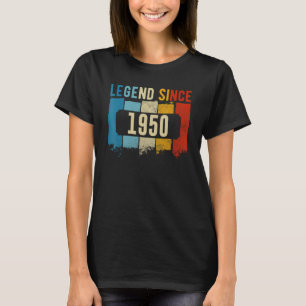 Camiseta Legenda desde 1950 Aniversário