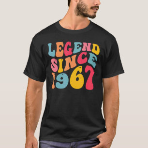 Camiseta Legenda desde 1967 55 anos Retro Vintage 55th