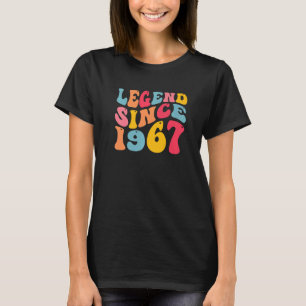 Camiseta Legenda desde 1967 55 anos Retro Vintage 55th
