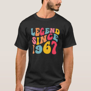 Camiseta Legenda desde 1967 55 anos Retro Vintage 55th