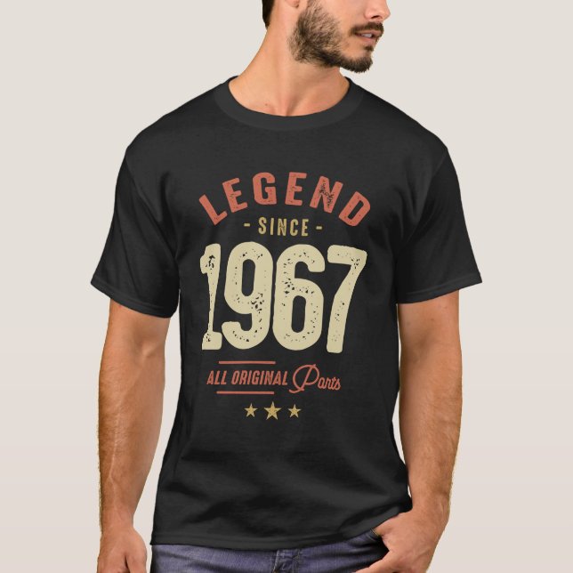Camiseta Legenda desde 1967 56 anos e todas as peças origin (Frente)