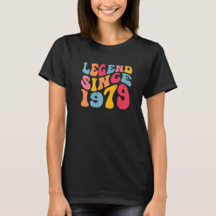 Camiseta Legenda Desde 1979 43 Anos Retro Vintage 43º