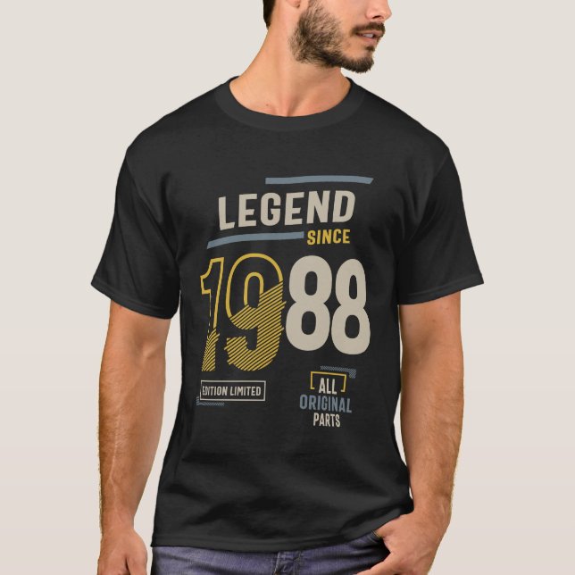 Camiseta Legenda desde 1988 35 anos (Frente)