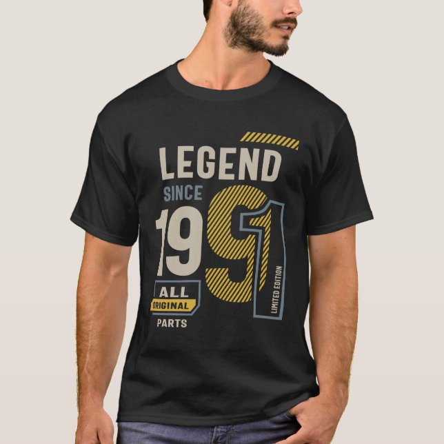 Camiseta Legenda desde 1991 32 anos (Frente)