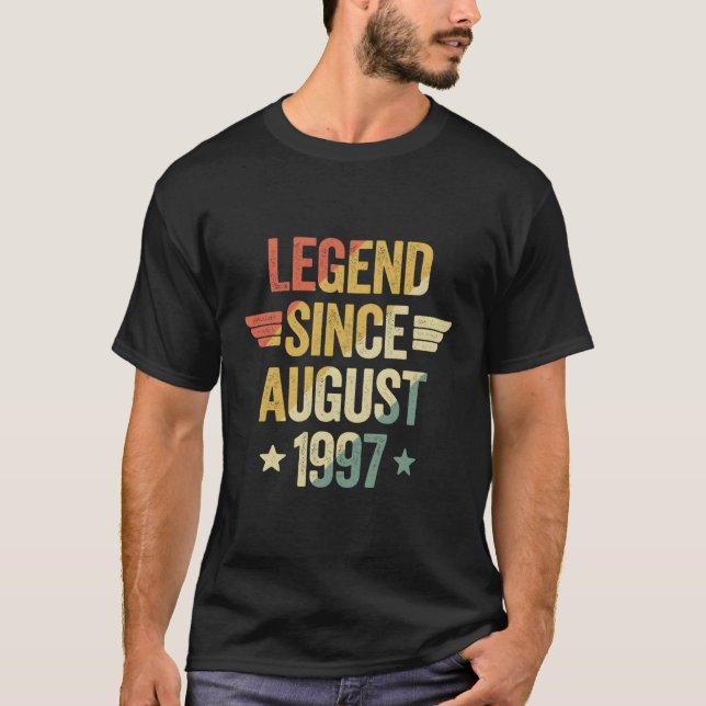 Camiseta Legenda Desde 1997 Agosto (Frente)