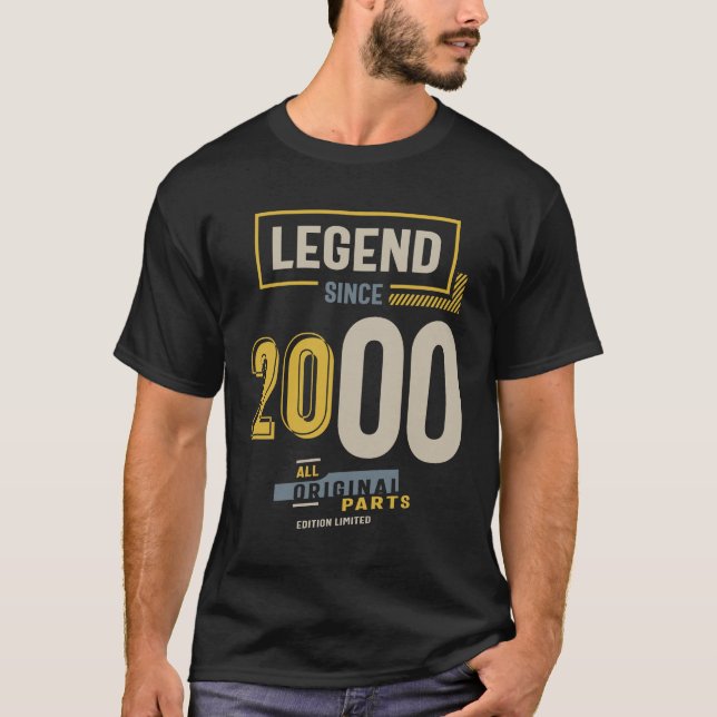 Camiseta Legenda desde 2000 23º aniversário (Frente)