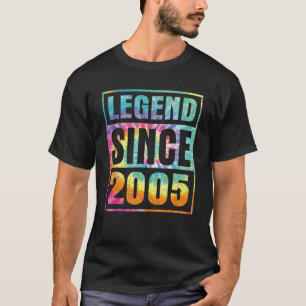Camiseta Legenda Desde 2005 17 Anos 17 Anos 17 Anos Anivers