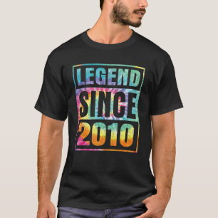Camiseta Legenda Desde 2010, 12 Anos, Aniversário De 12