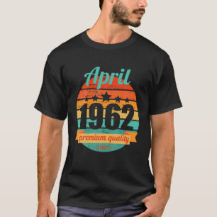 Camiseta Legenda Desde Abril De 1962 60 Anos 60S 60. Aniver