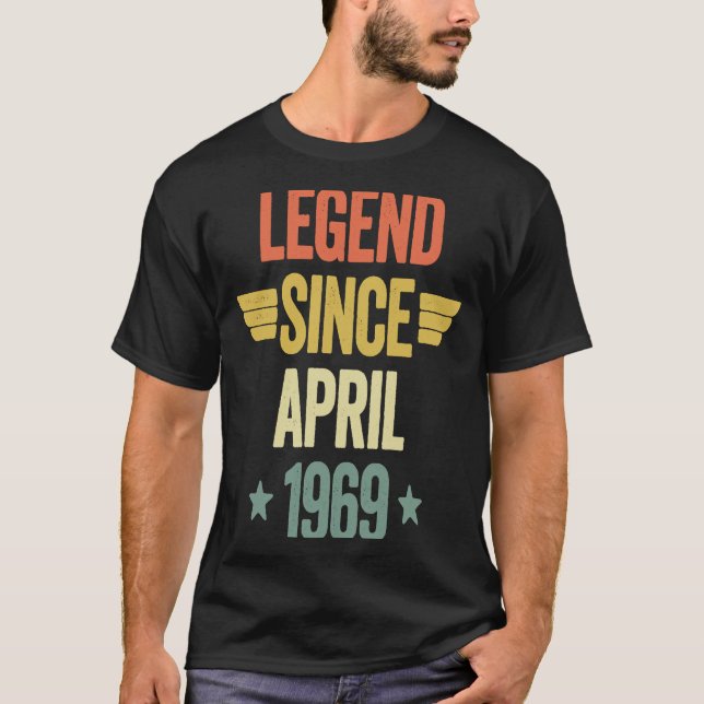 Camiseta Legenda Desde Abril De 1969 (Frente)