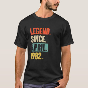 Camiseta Legenda desde abril de 1982 - 40 anos Nascimento