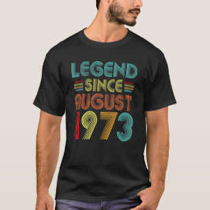 Camiseta Legenda desde agosto de 1973 Vintage 49 anos 49