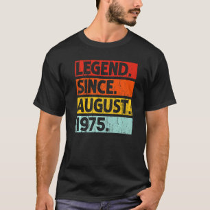 Camiseta Legenda desde agosto de 1975 Vintage 47 anos 47