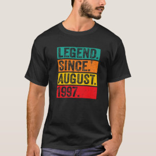 Camiseta Legenda desde agosto de 1997 25 Aniversário Retro