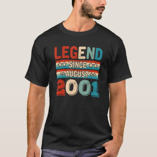 Camiseta Legenda desde agosto de 2001 Retro 21 anos 21º B