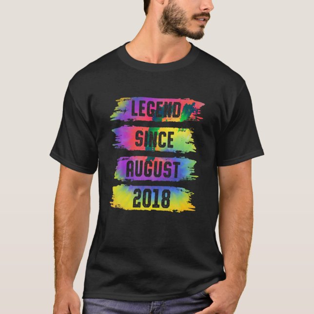 Camiseta Legenda desde agosto de 2018 Tie Dye 5 B (Frente)